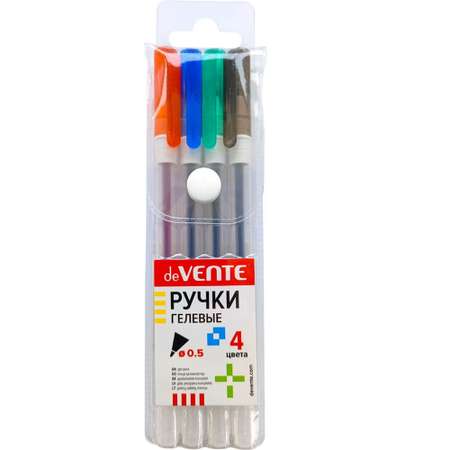 Ручка гелевая deVENTE 4 шт.