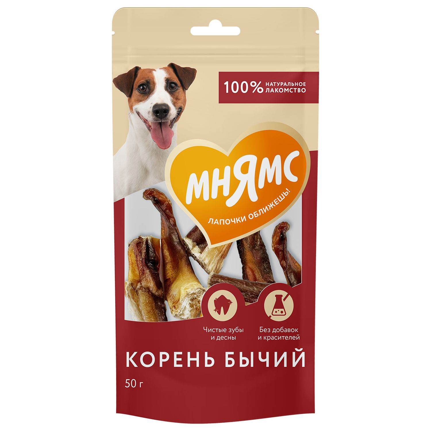 Лакомство для собак Мнямс На каждый день Корень бычий 50г - фото 1