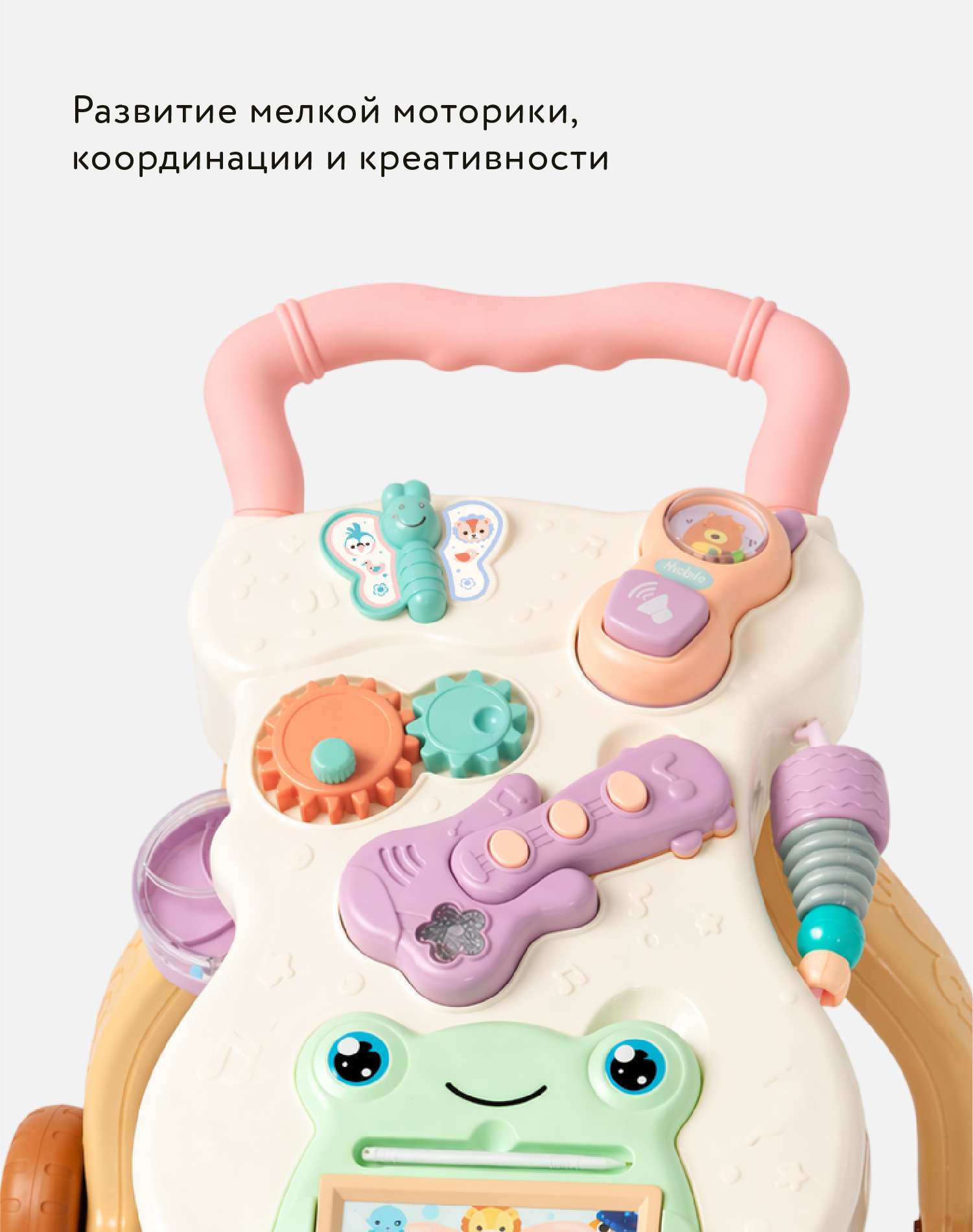 Каталка BabyGo бежевый - фото 7