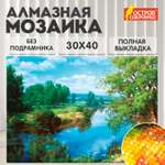 Алмазная мозаика Остров Сокровищ На берегу реки