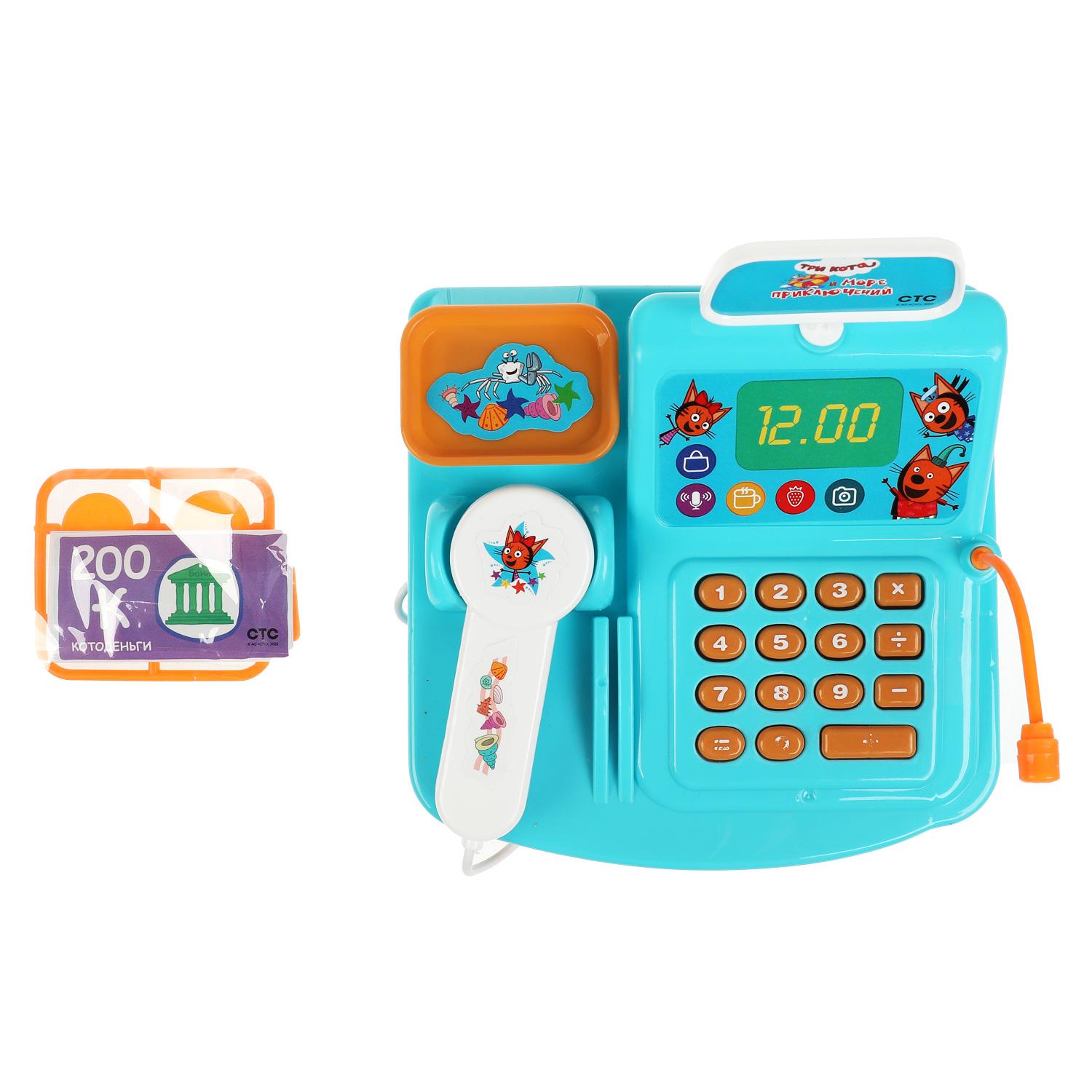 Игровой набор Играем вместе продукты, прилавок, касса, тележки и корзинки - фото 2