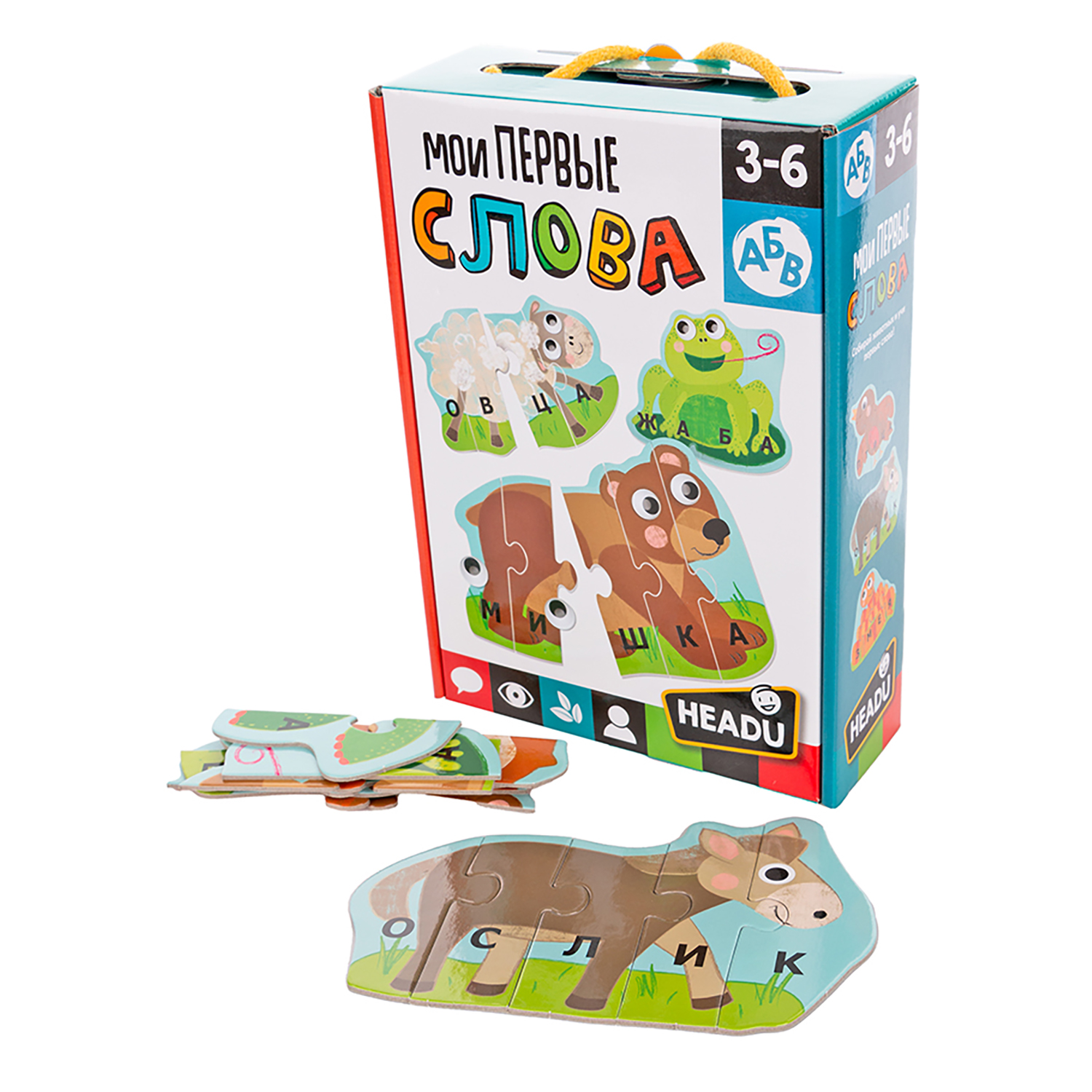 Настольная игра HEADU Мои первые слова для детей - фото 6