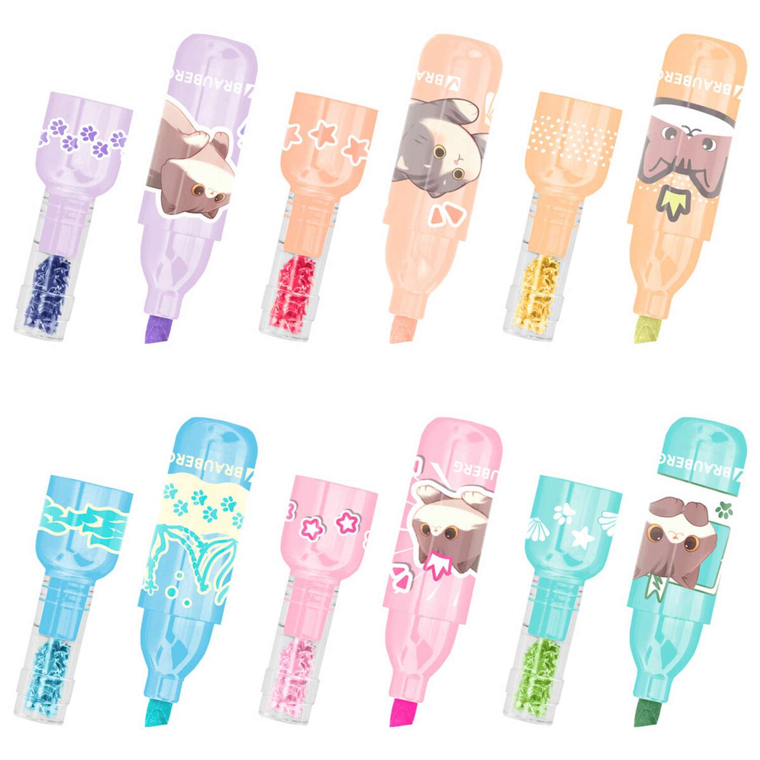 Текстовыделители Brauberg 6 шт. - фото 2