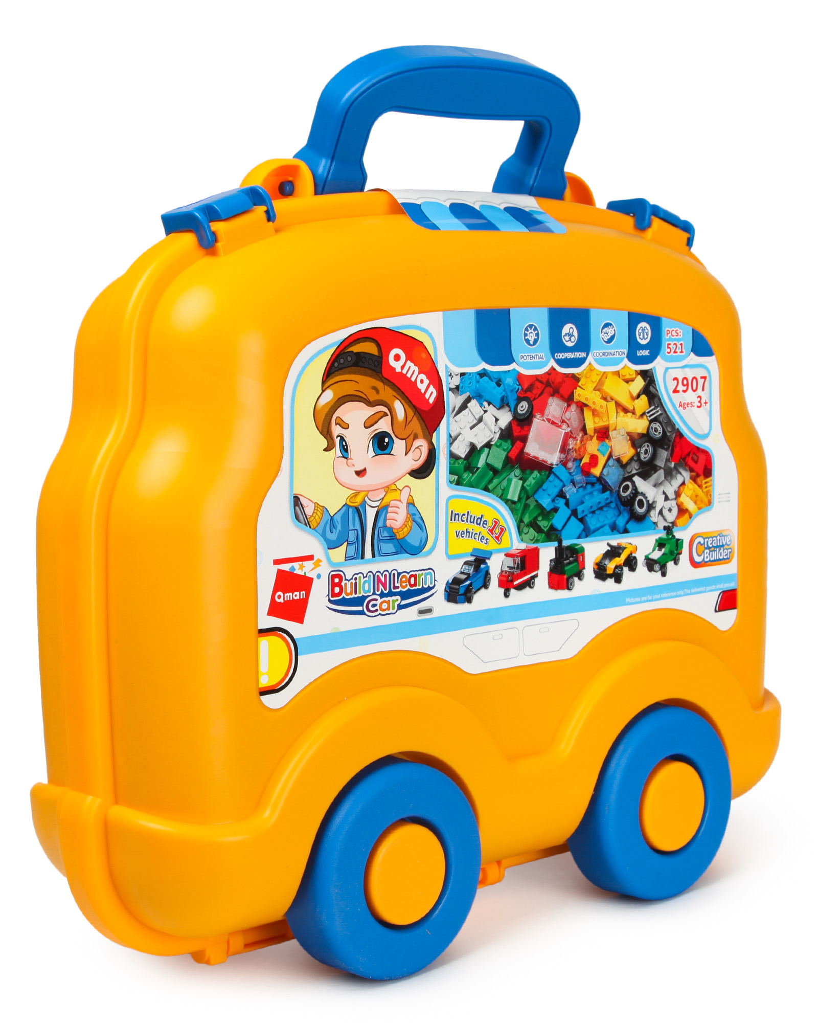 Конструктор QMAN Построй 521 дет. - фото 6