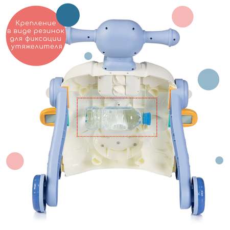 Ходунки - каталка с игровым столиком Babyhit Multi Toy blue