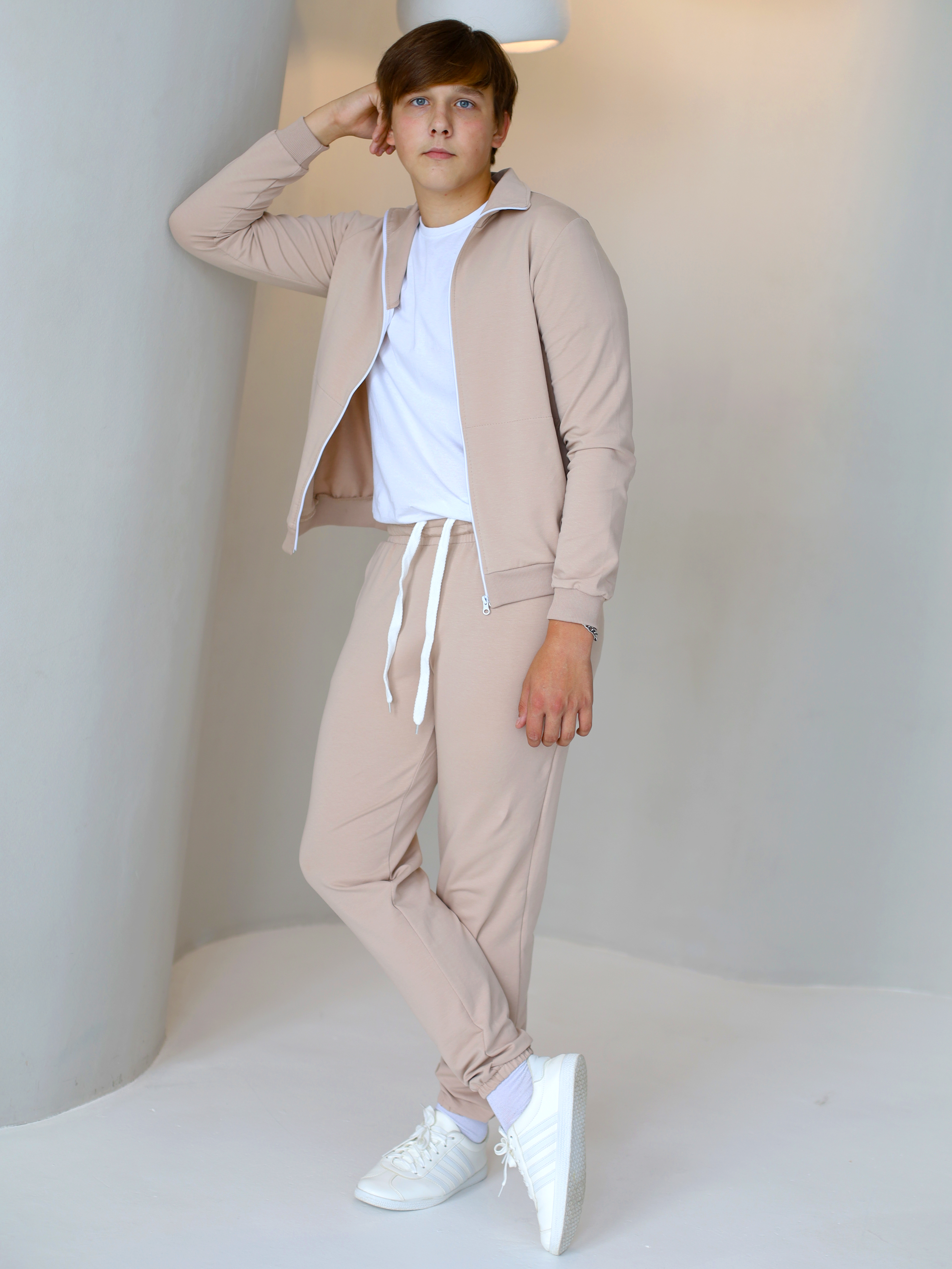 Костюм Агапэ 8015-1_бежевый - фото 1