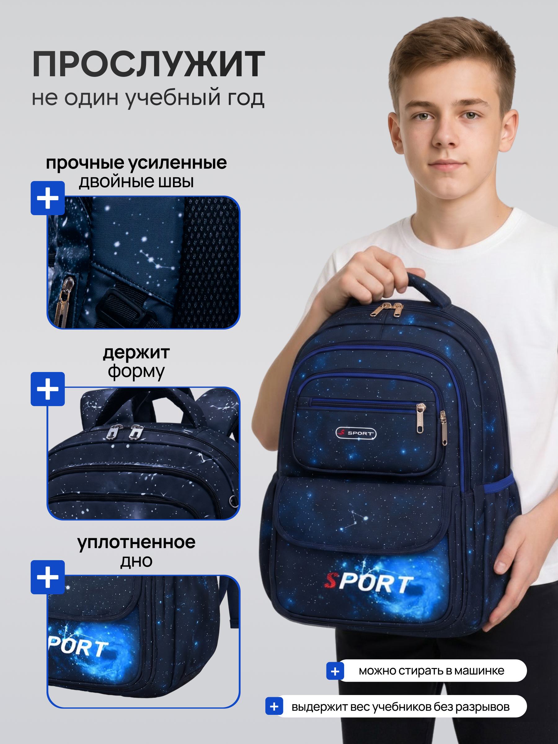 Рюкзак LUXMAN для детей универсальный - фото 4