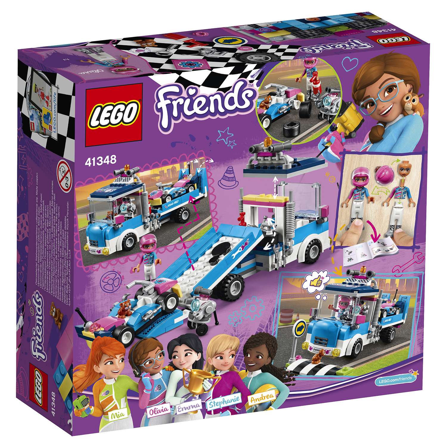 Конструктор LEGO Friends Грузовик техобслуживания - фото 3