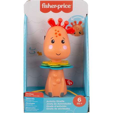 Игрушка развивающая Fisher Price Забавный жирафик GWL65
