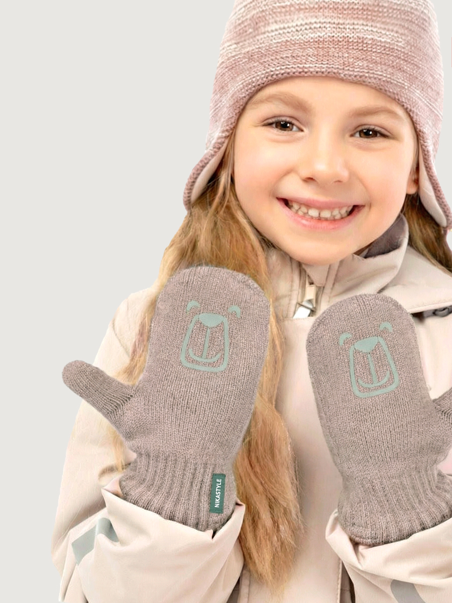 Варежки NIKASTYLE 14м22226 какао - фото 1