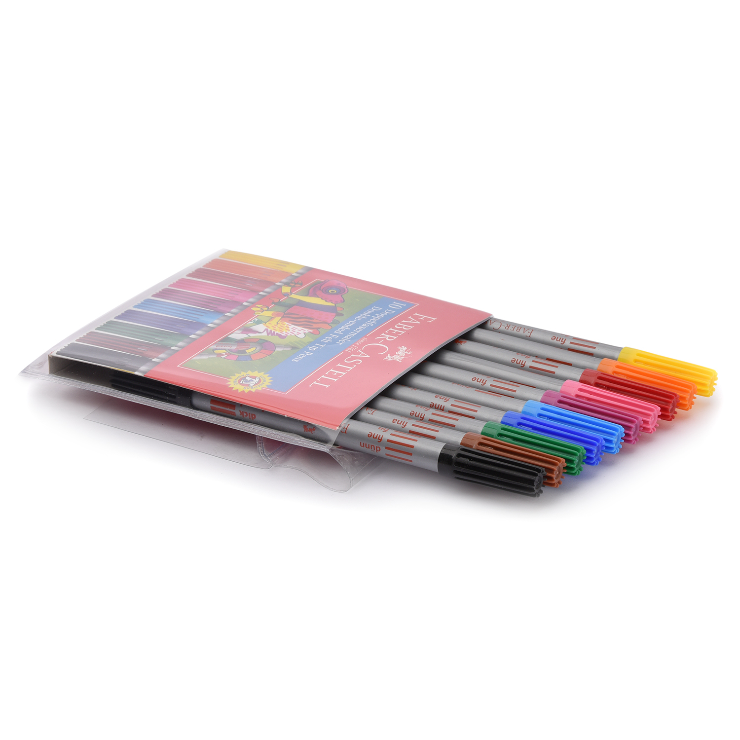 Фломастеры Faber Castell двусторонний 10 цв. - фото 6