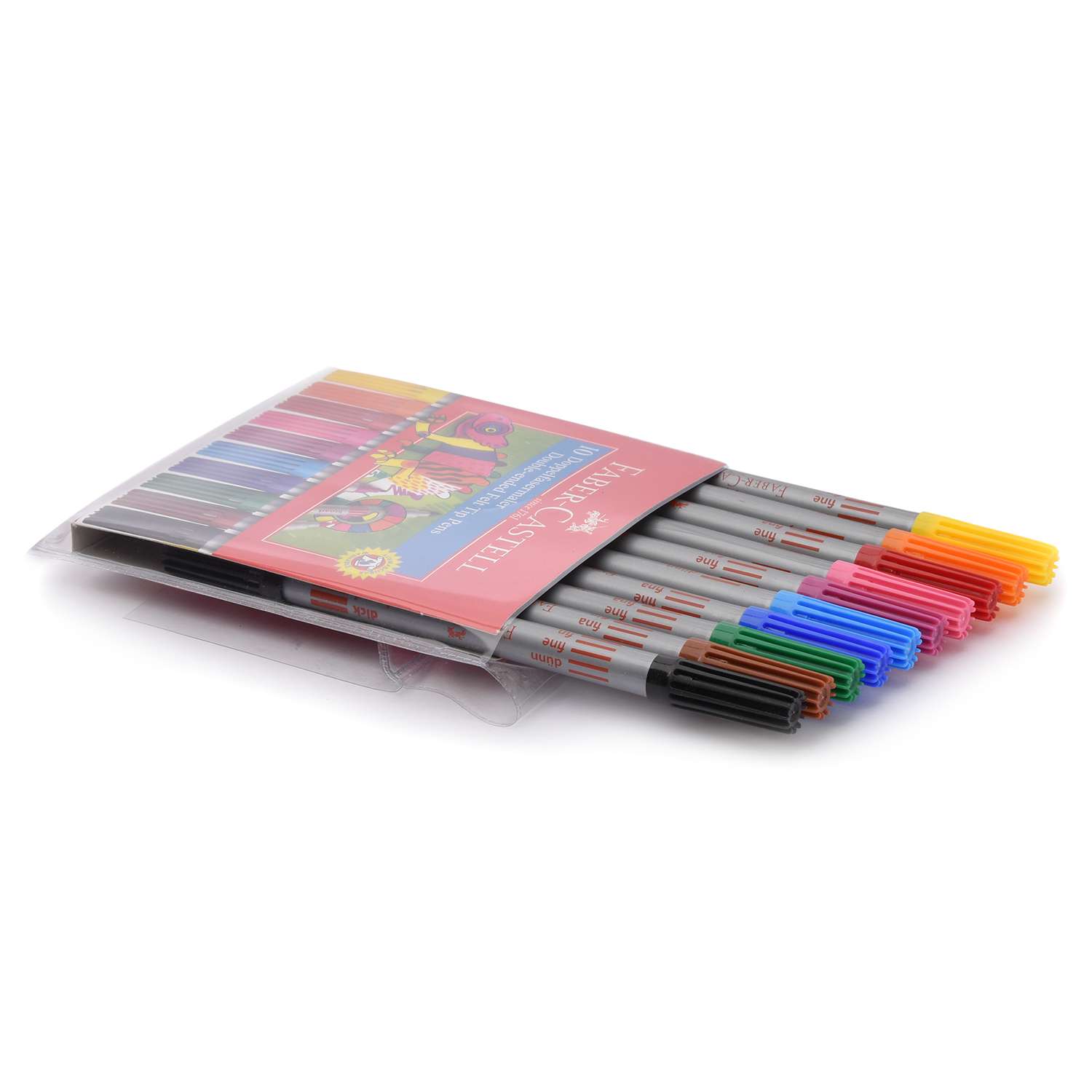 Фломастеры Faber Castell двусторонний 10 цв. - фото 6