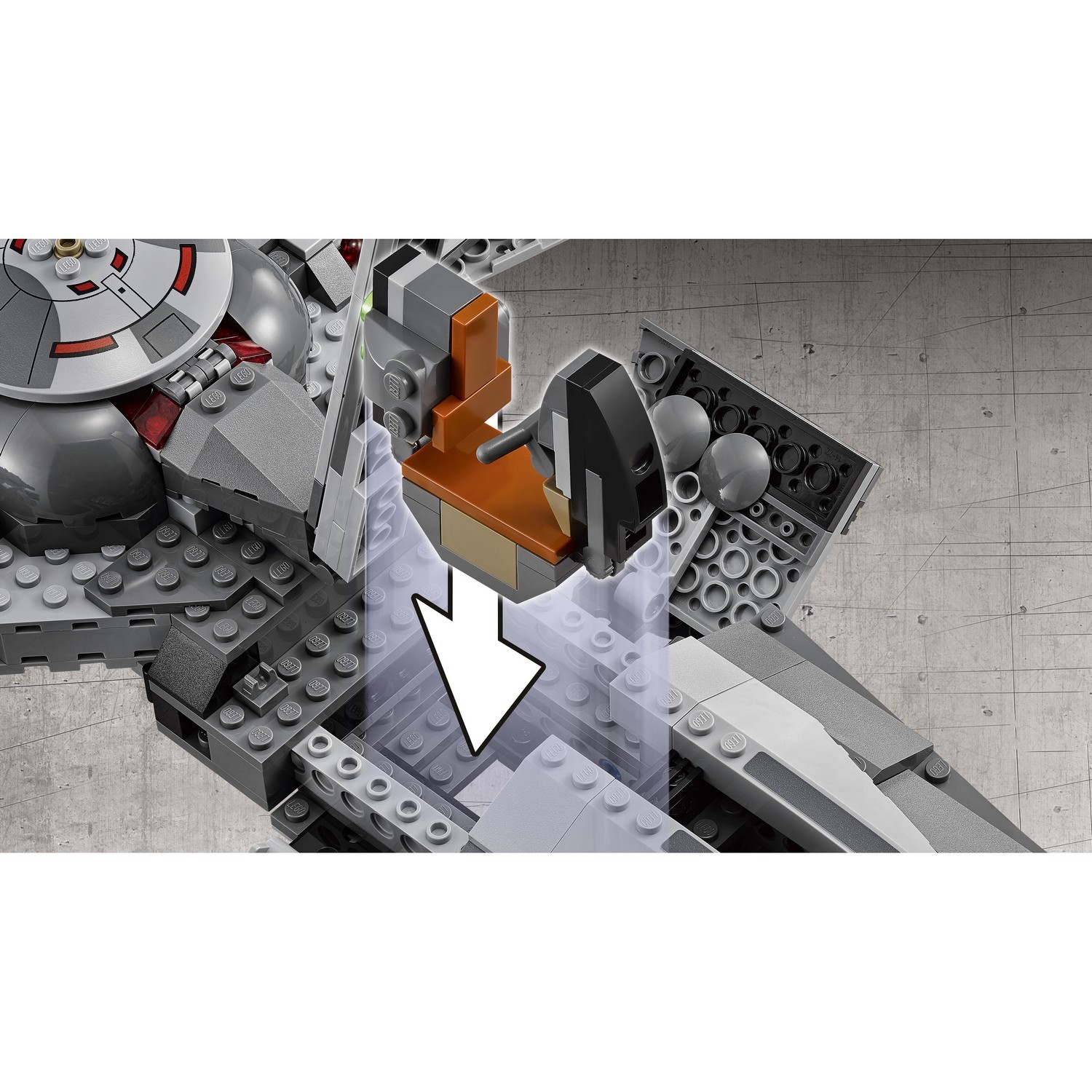 Конструктор LEGO Star Wars Разведвательный корабль Ситхов блочный - фото 9