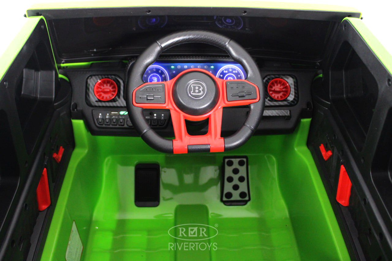 Электромобиль RIVERTOYS Mercedes Z777ZZ-GREEN С пультом ДУ - фото 11