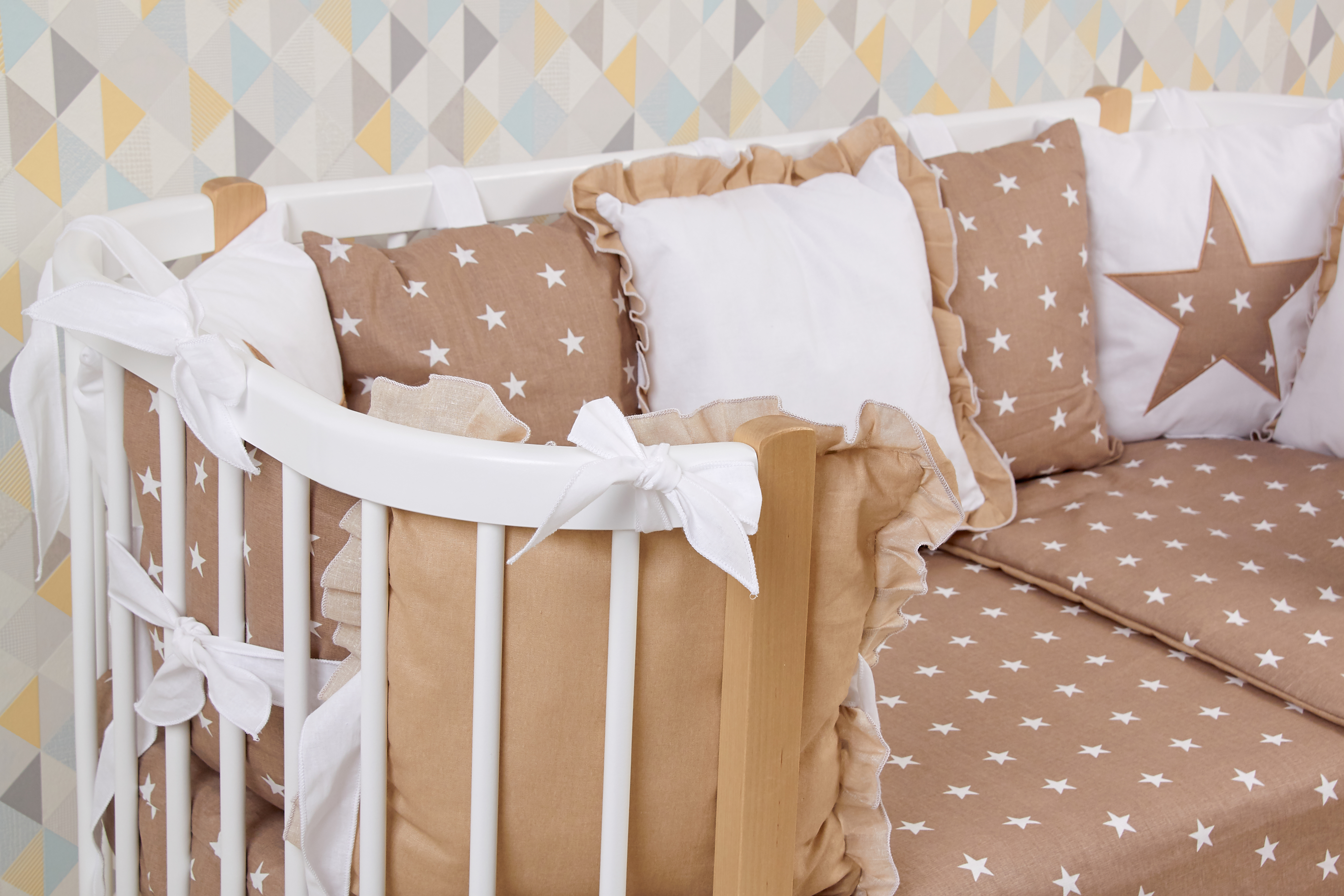 Детская кроватка Polini kids 350 прямоугольная, продольный маятник (белый) - фото 42