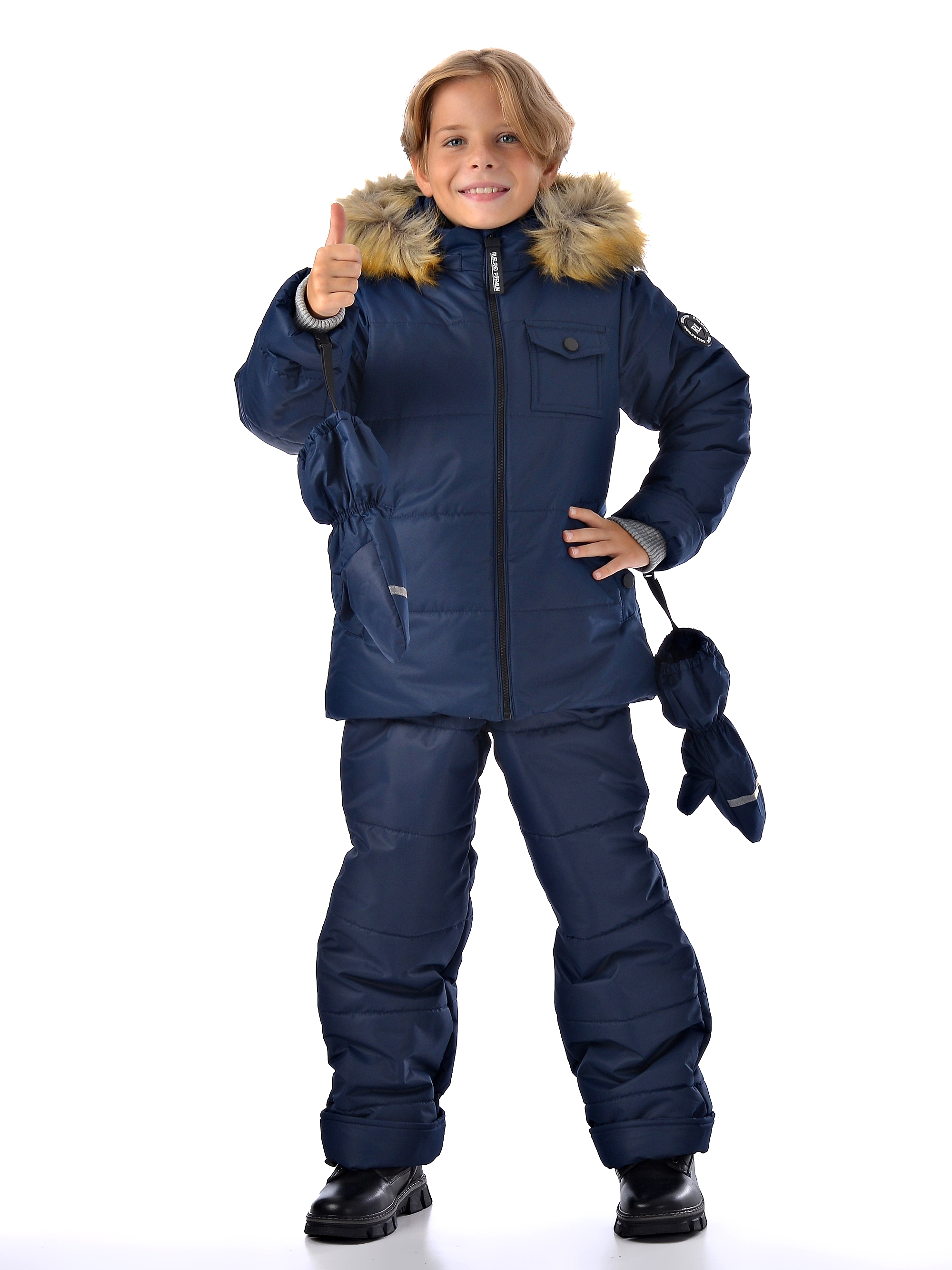 Комплект Rusland мз-крис-т.синий 116-134 - фото 6