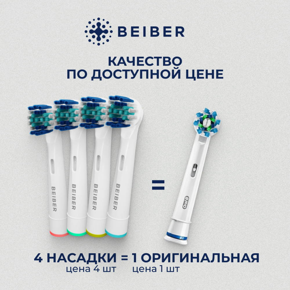 Насадка электрическая BEIBER 4 шт. - фото 9