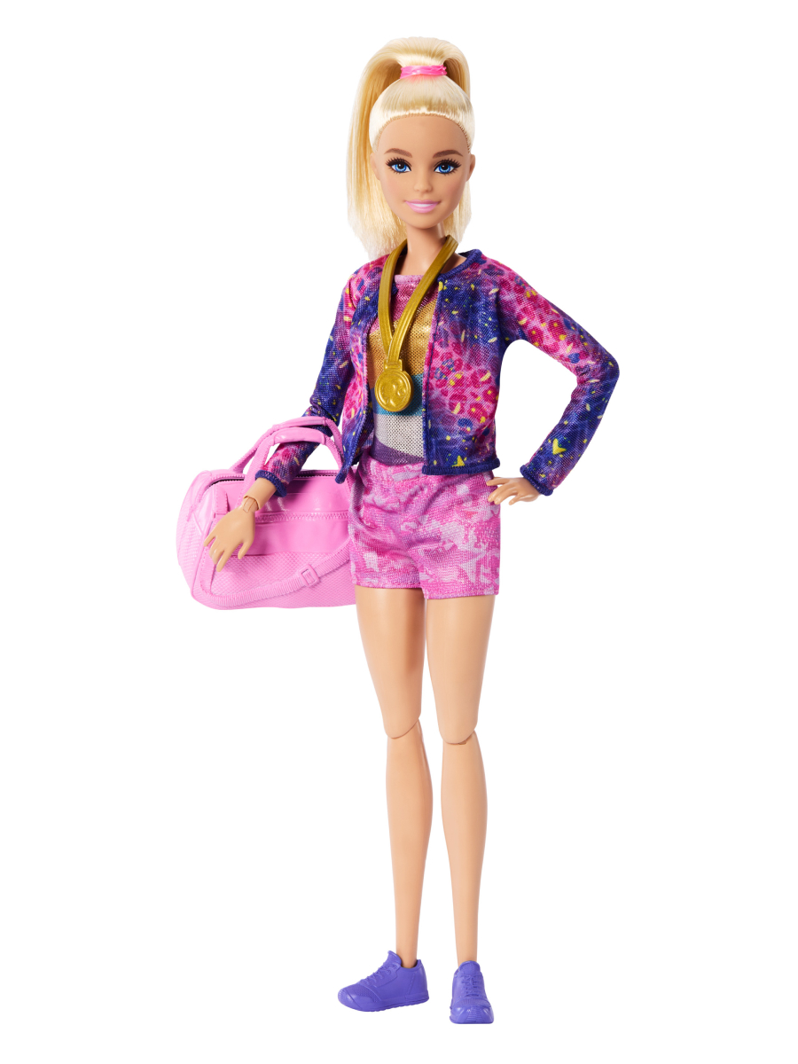 Кукла модельная Barbie HRG52 блондинка гимнастка высота 29 см HRG52 - фото 9