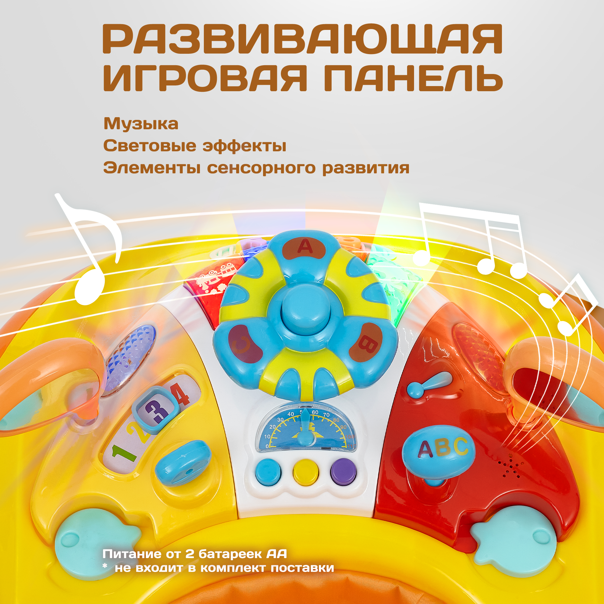 Ходунки Nuovita Carrozza оранжевый - фото 8