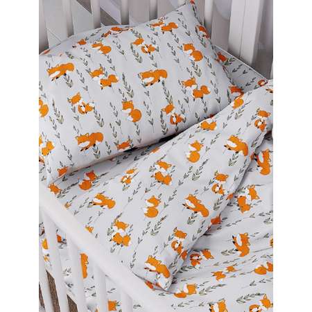 Комплект постельного белья Lemony kids Лисы детский 3 предм.