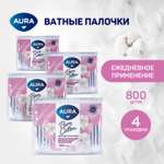Ватные палочки AURA 200 шт.