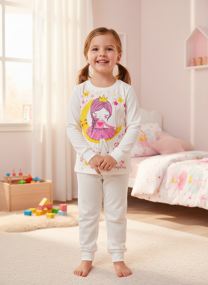 Пижама Утенок 800п молочный принцесса - фото 2