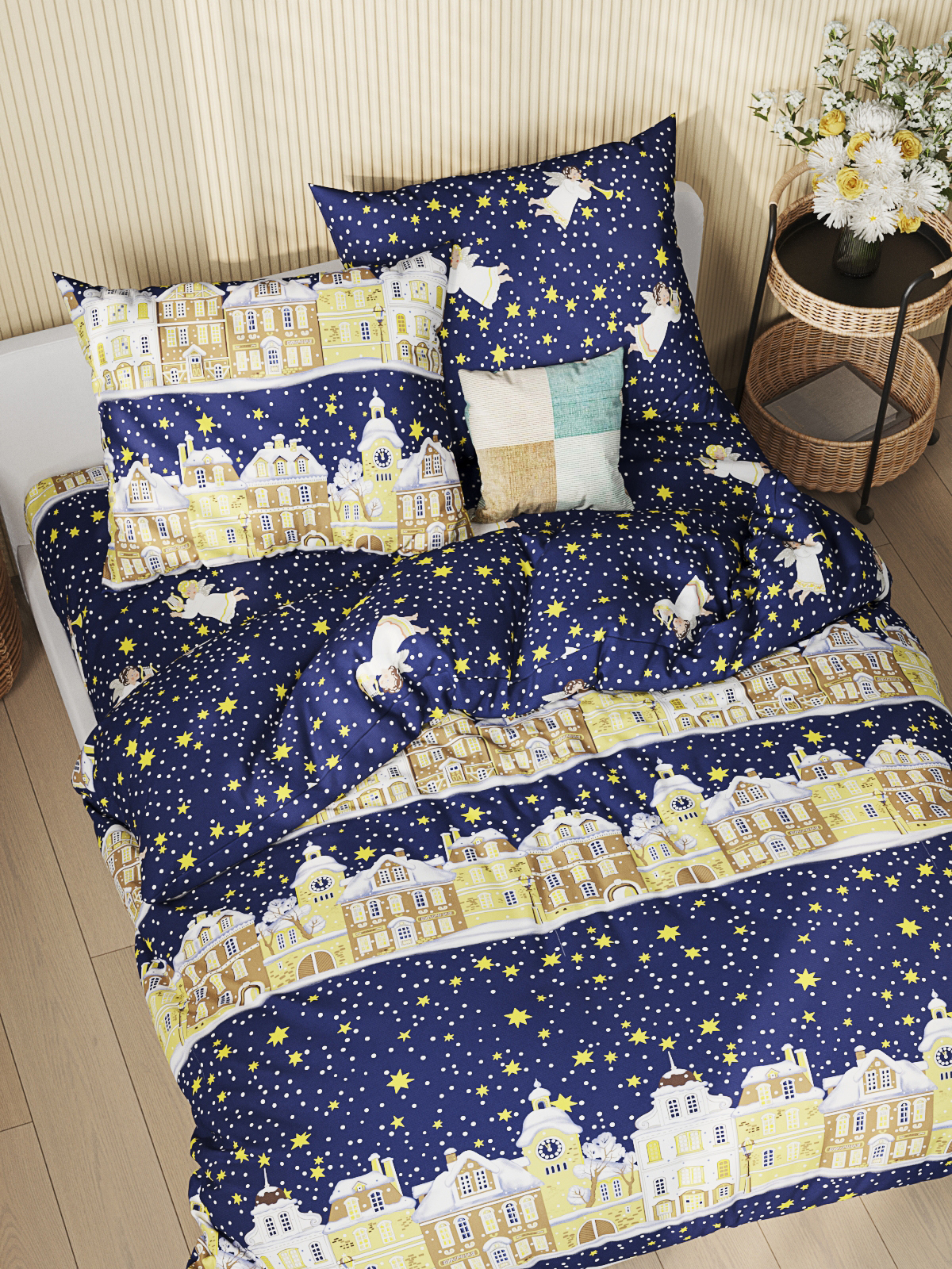 Наволочка Сказка. Зимняя сказка 70 x 70 см 2 шт. - фото 2