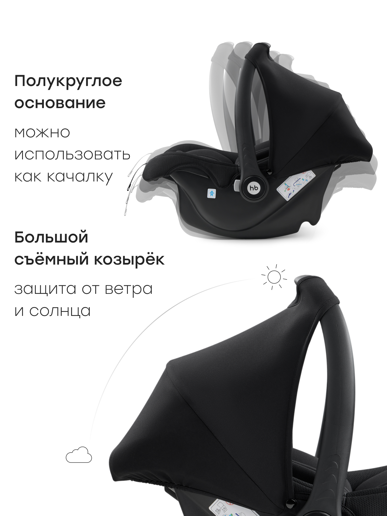 Автокресло Happy Baby Skyler V2 1 (9-18 кг) черный - фото 8