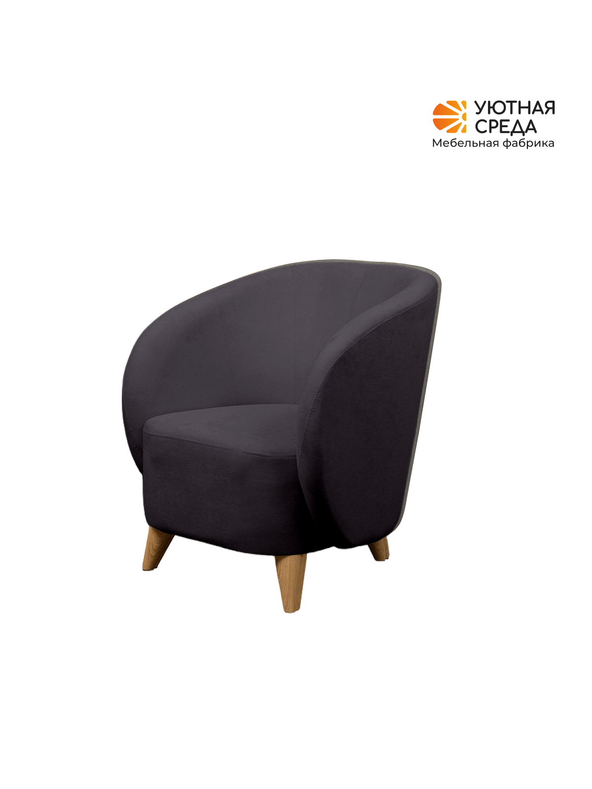 Кресло Уютная среда К300 черный - фото 18