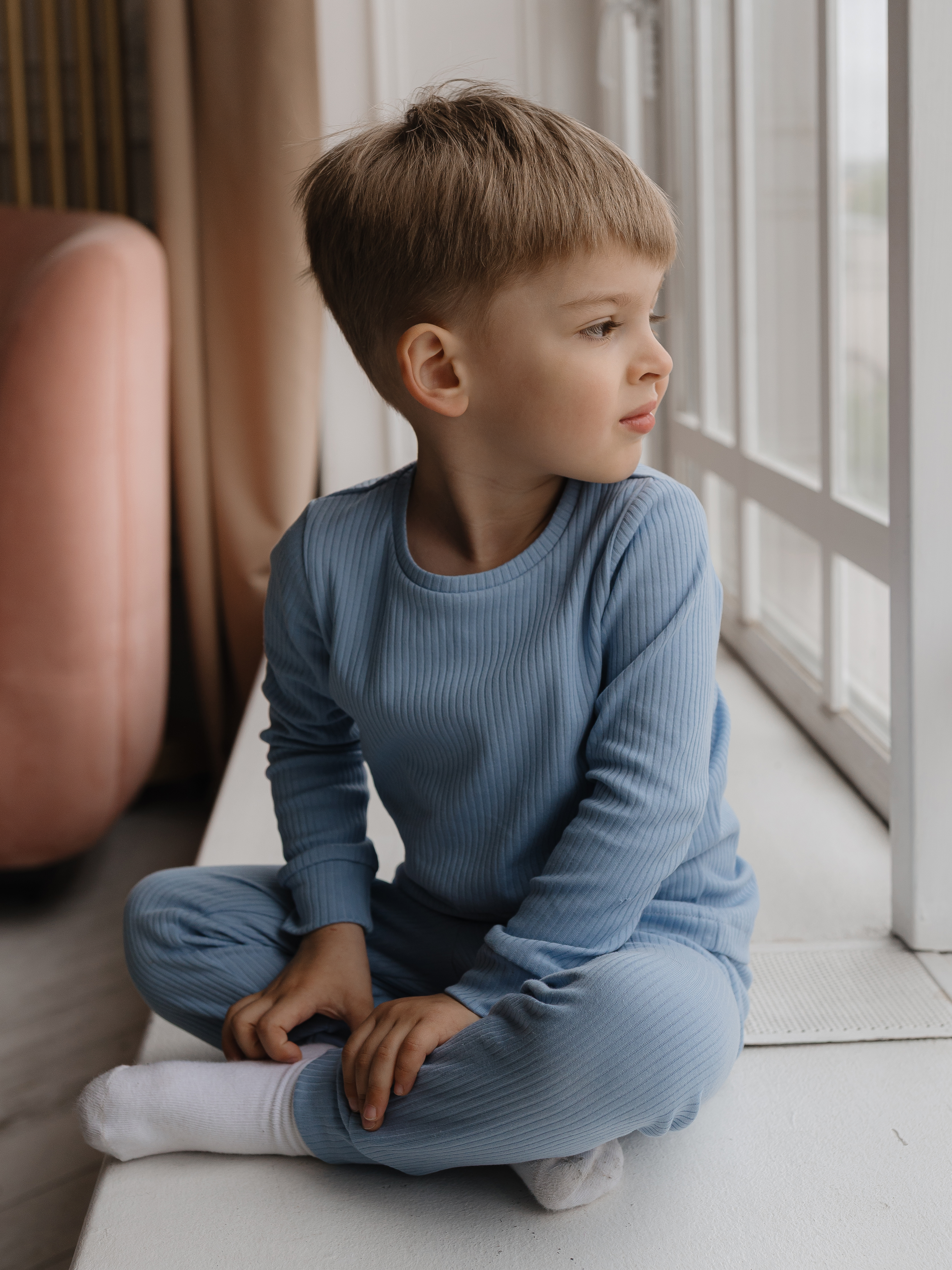 Пижама Alisse dreams ПКБРБ0034/голубой - фото 6