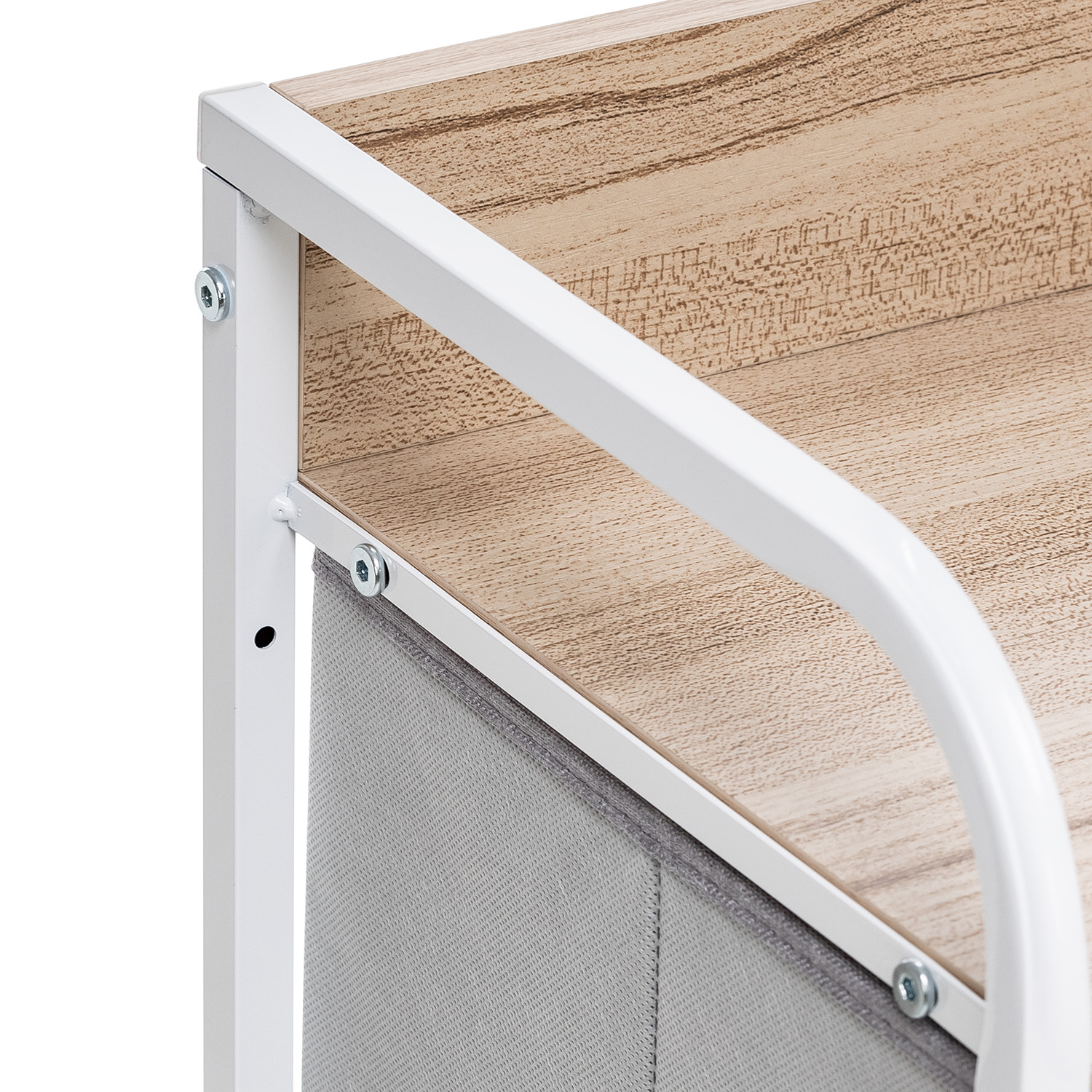 Комод Leset Ноа широкий (серый, белый) - фото 6