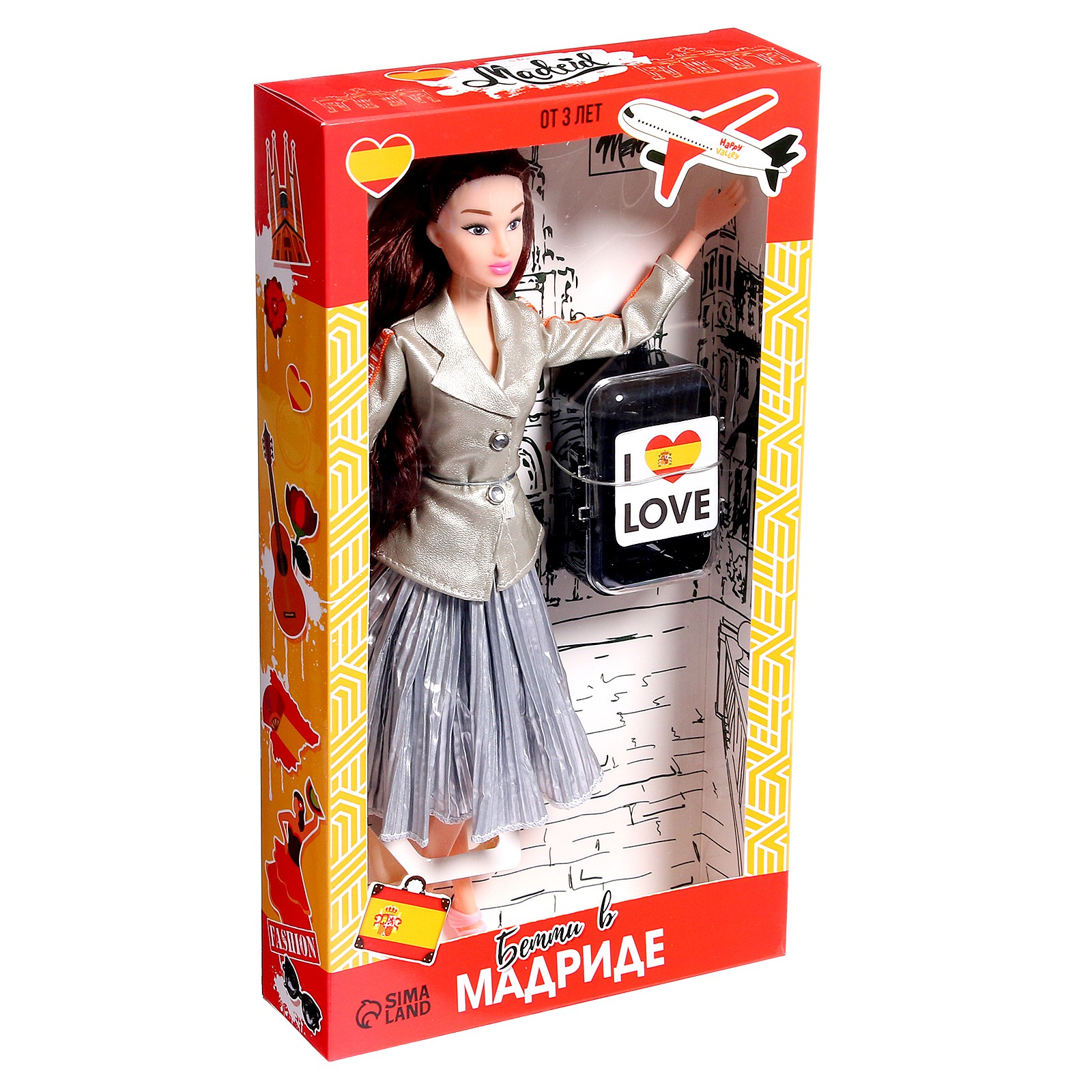 Кукла модельная Happy Valley Бэтти в Мадриде 5526582 - фото 10