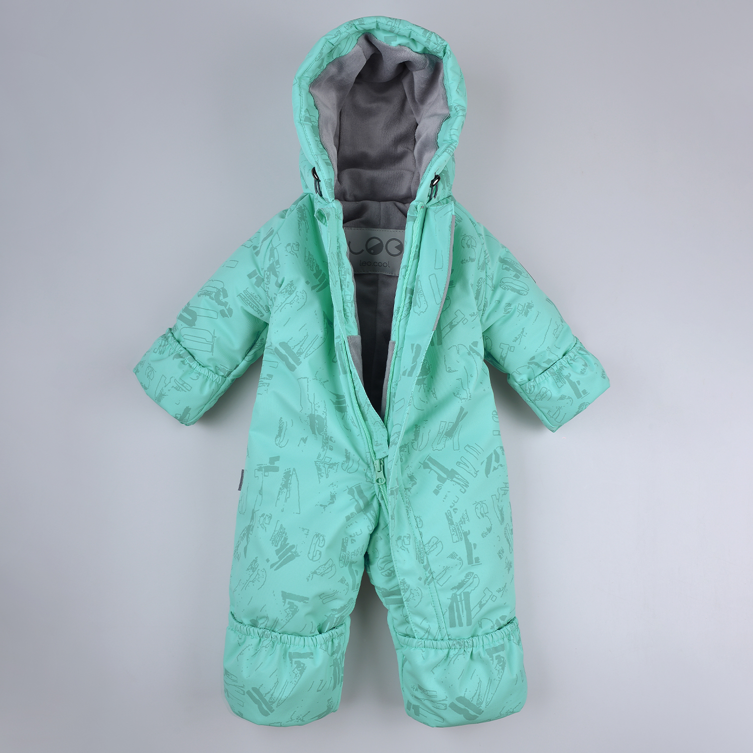 Комбинезон LEO 5010В_ментоловый/серый - фото 3