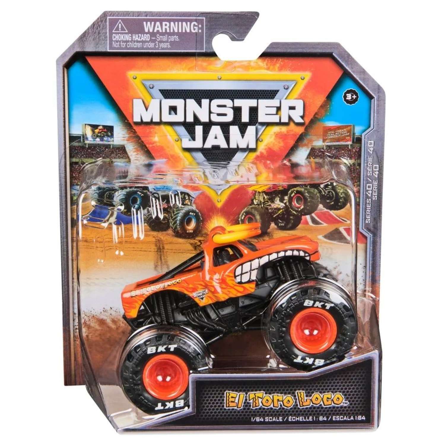 Монстр-трак Monster Jam 1:64 El Toro Loco 1:64 6044941 - фото 4
