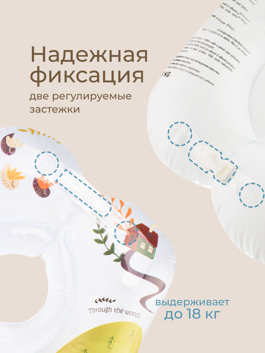 Круг для купания ROXY-KIDS Fairytale Fox - фото 5