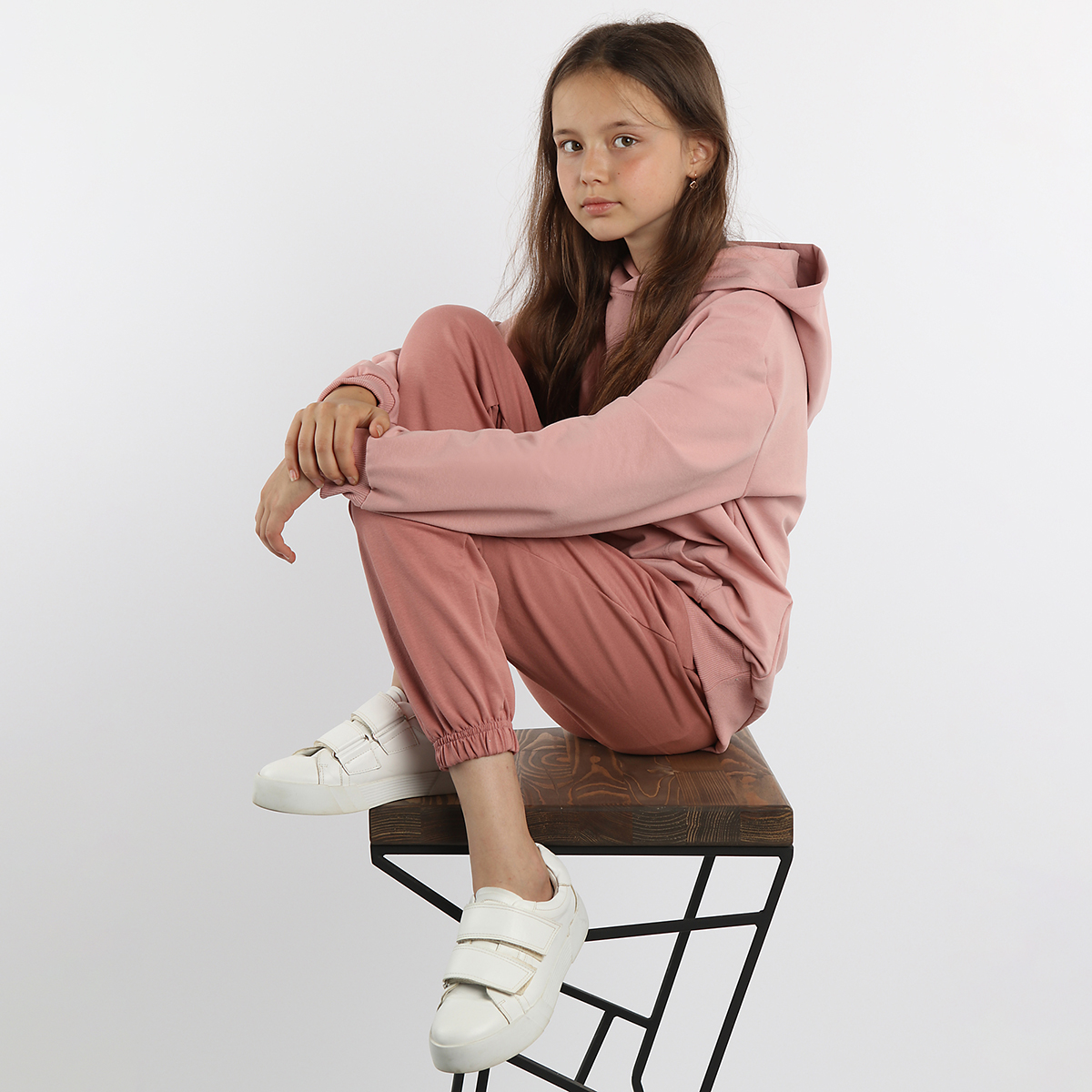 Спортивный костюм RODOS М-263/пыльная роза_пудровый - фото 6