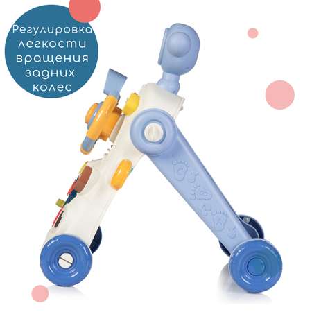 Ходунки - каталка с игровым столиком Babyhit Multi Toy blue
