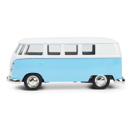 Автомобиль RMZ CITY Volkswagen Samba Bus голубой