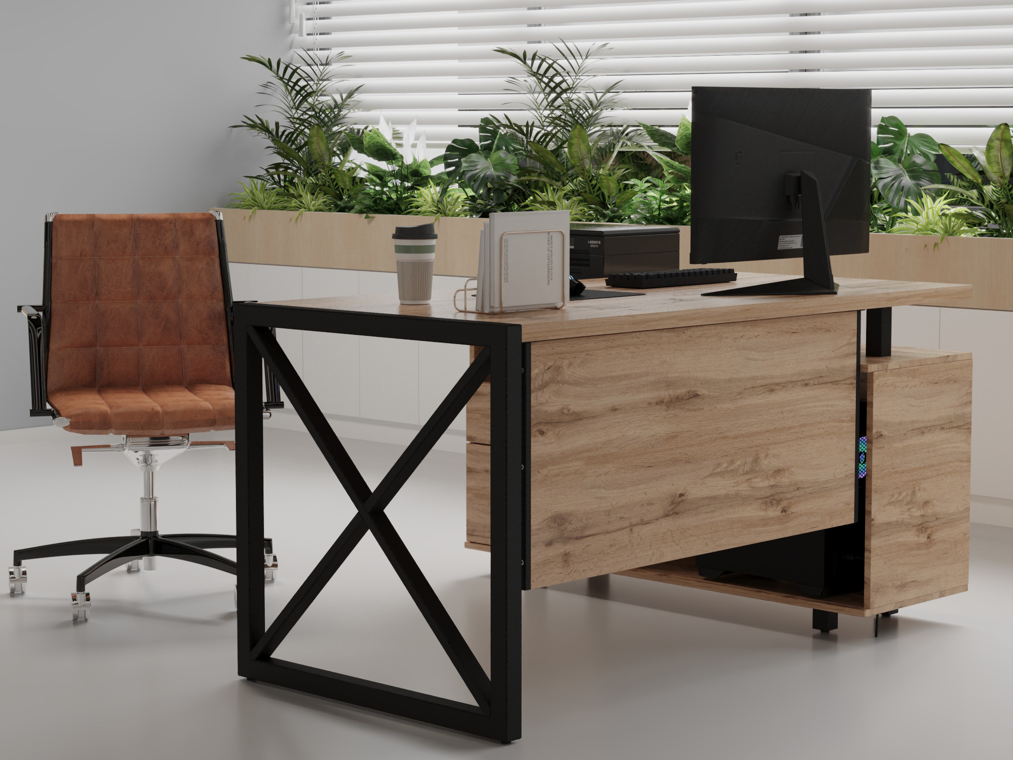 Письменный стол КАЛИФОРНИЯ МЕБЕЛЬ Хардвиг - фото 16