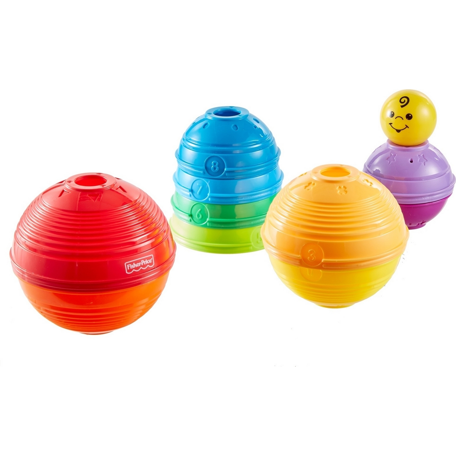 Игрушка Fisher Price пирамидка - фото 6