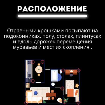 Борные крошки Дохлокс от муравьев Специализированные 100 г