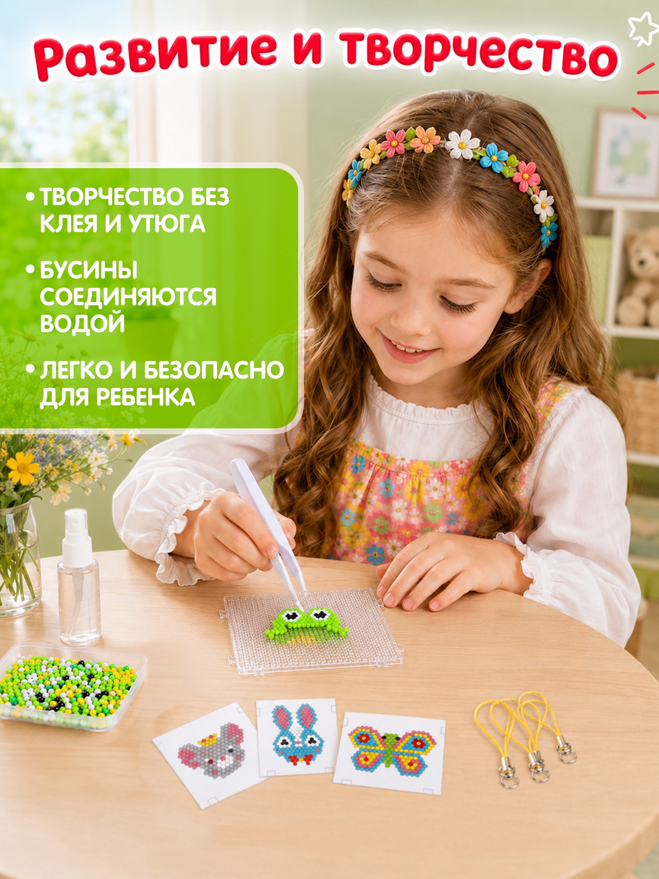 Аквамозаика Bondibon 4 брелока - фото 2