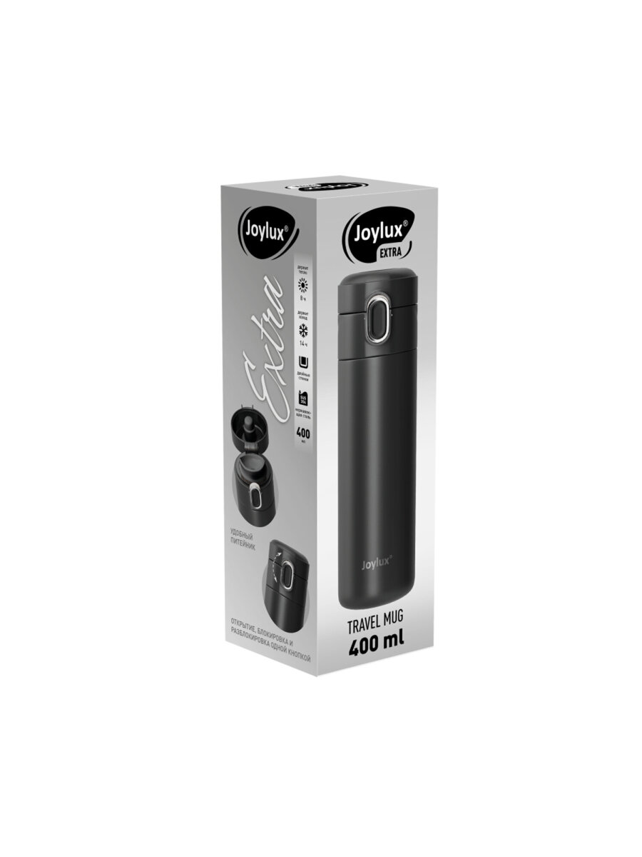 Термокружка Joylux автомобильная 400 мл термостакан для кофе и чая - фото 7