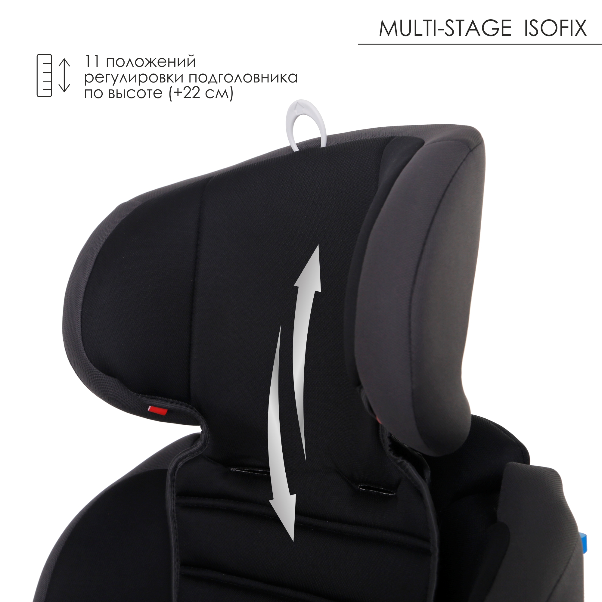 Автокресло Babyton Multi-Stage Black-Grey Isofix 0+/1/2/3 (0-36 кг) - фото 8