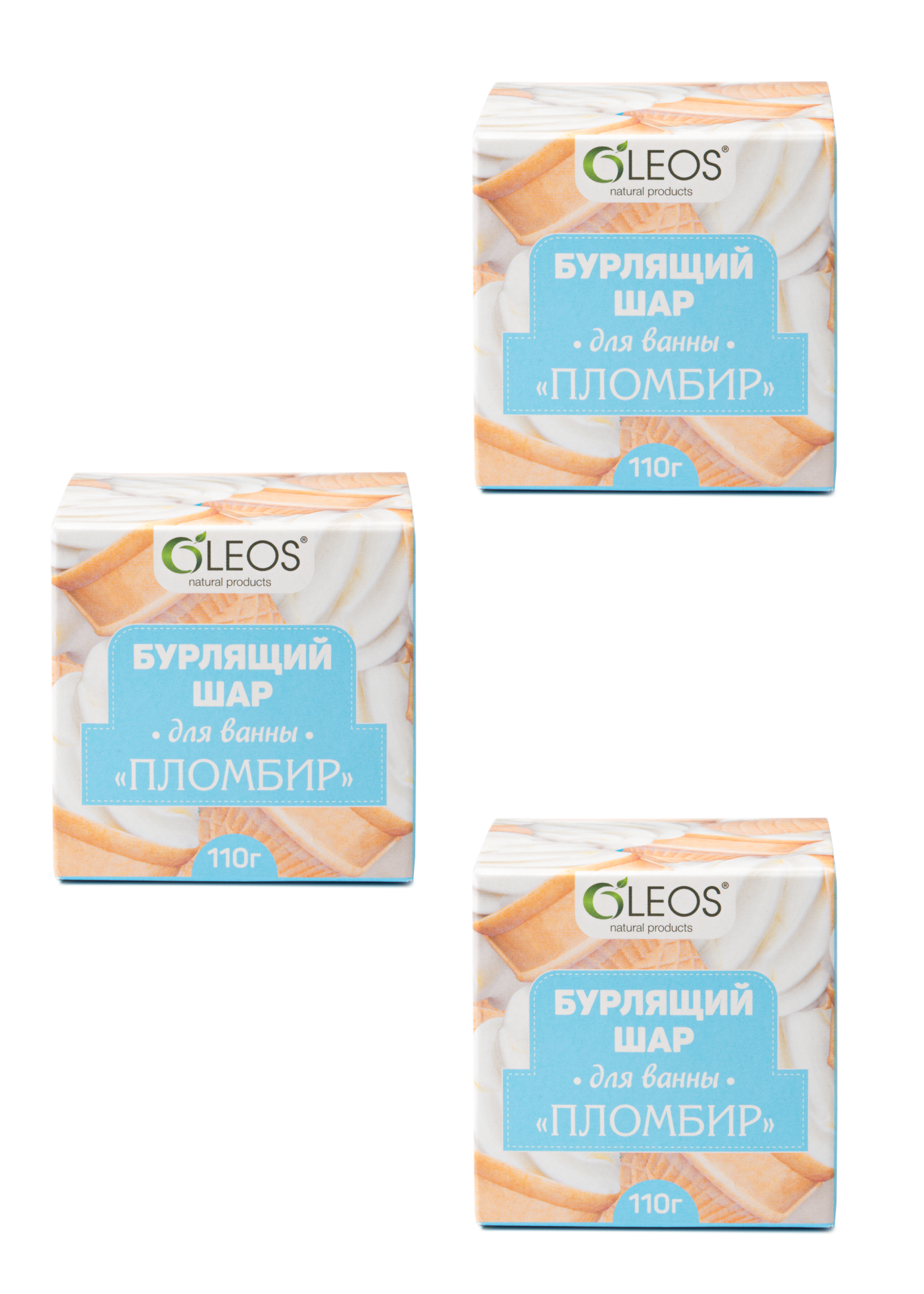 Бомбочка Oleos 3 шт. - фото 1