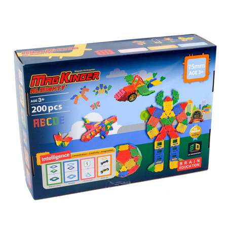Конструктор MagKinder 200 дет.