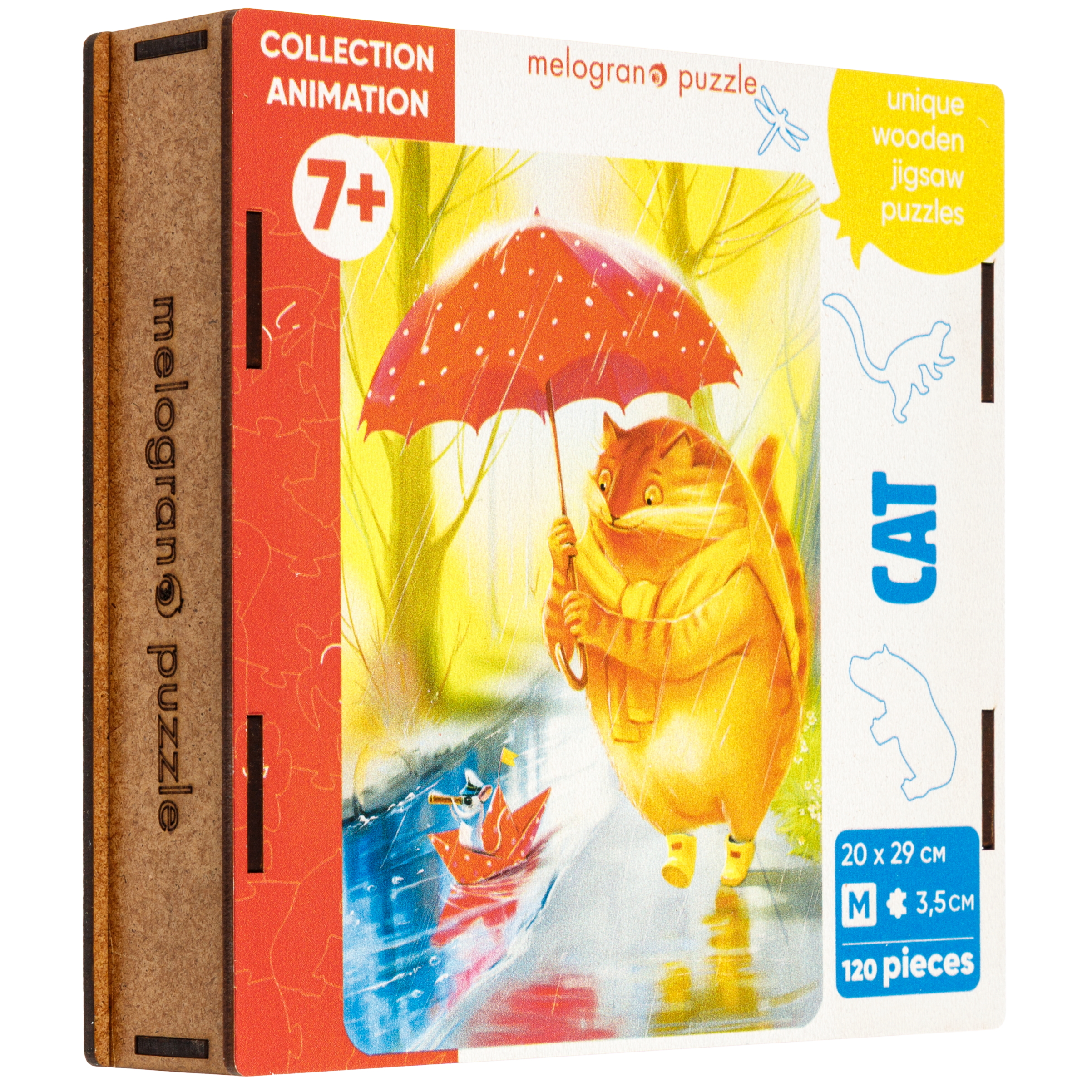 Пазл Melograno puzzle деревянный - фото 6