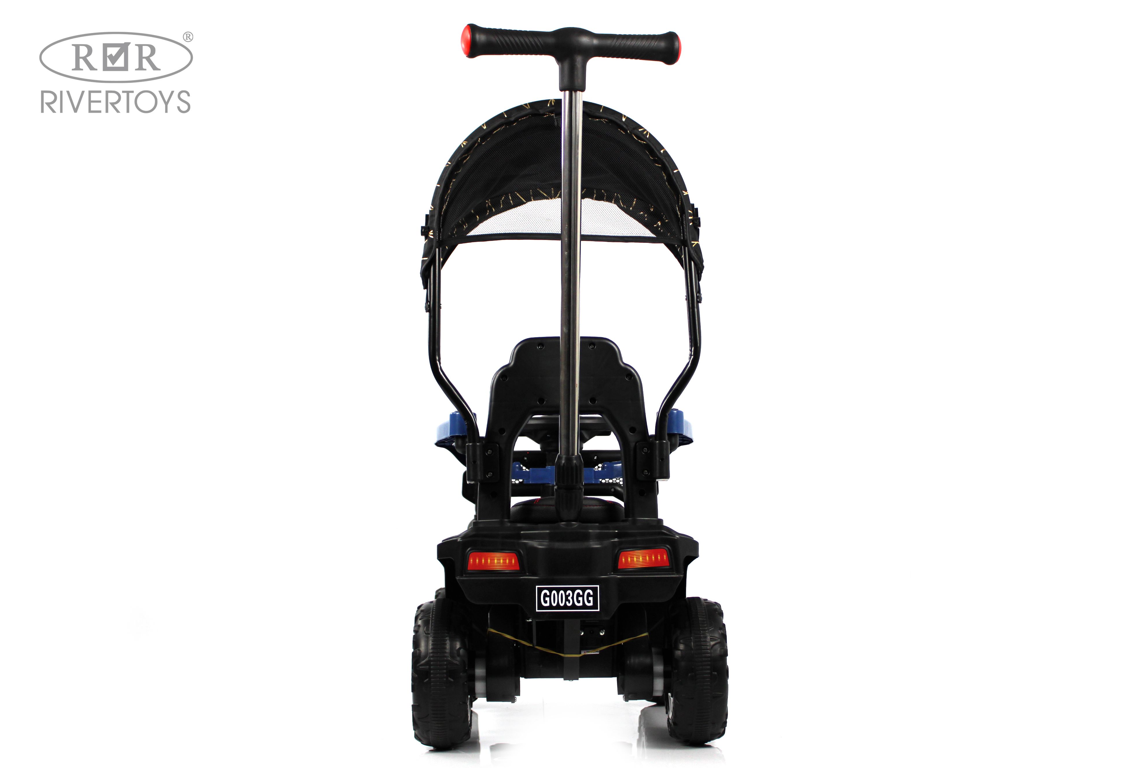 Электромобиль RIVERTOYS G003GG-BLUE С пультом ДУ - фото 13
