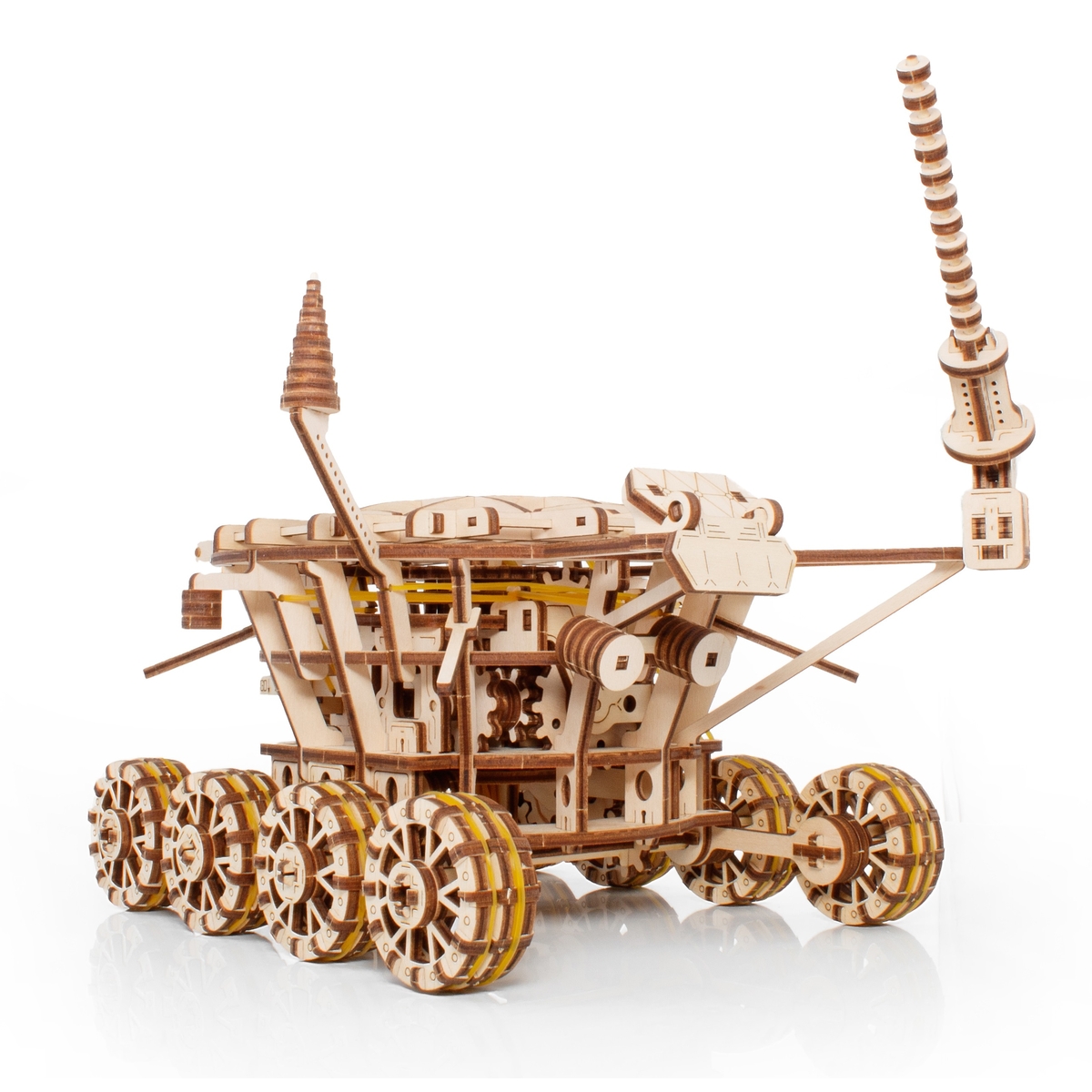 Конструктор Eco Wood Art Робот Луноход деревянный - фото 6