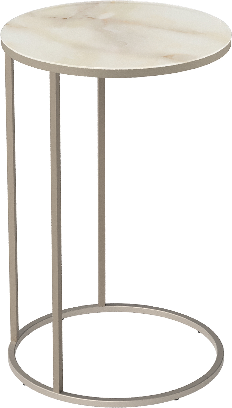 Стол журнальный КАЛИФОРНИЯ МЕБЕЛЬ Остин УФ бежевый оникс - фото 6